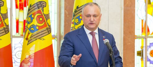 Президент Молдовы Игорь Додон Президент Молдовы Игорь Додон - Sputnik Молдова