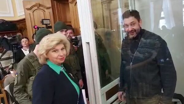 Встреча Кирилла Вышинского и Татьяны Москальковой перед заседанием суда - Sputnik Молдова