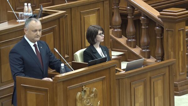Igor Dodon, despre sarcinile noului Parlament - Sputnik Moldova