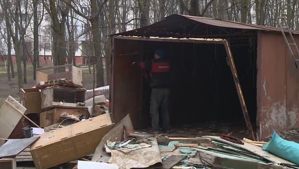 Демонтаж металлических гаражей в Кишиневе - Sputnik Молдова