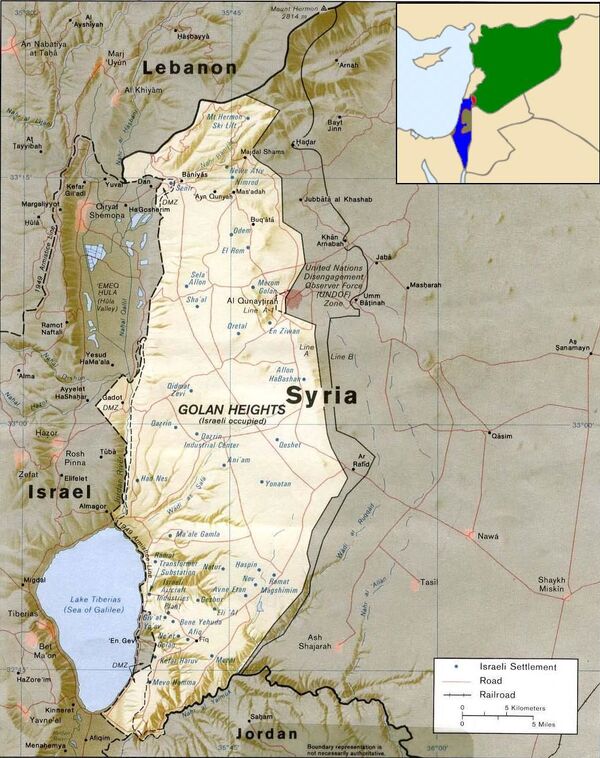 Siria, „hotărâtă” să recupereze, „prin toate mijloacele disponibile”, Înălţimile Golan - Sputnik Moldova-România