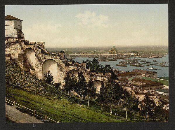 Vedere spre Nijni Novgorod. Una dintre primele fotografi color din Rusia - Sputnik Moldova