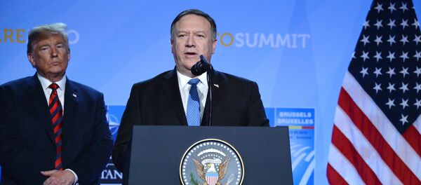 Пресс-конференция президента США Д. Трампа на саммите НАТО - Sputnik Moldova-România