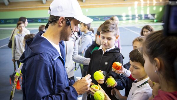 Мастер-класс Раду Албота: лекция о теннисе от одного из лучших теннисистов мира - Sputnik Молдова