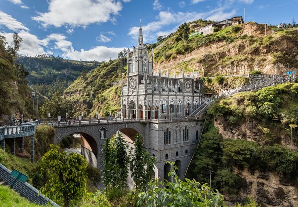 Мост у церкви Лас-Лахас в Колумбии - Sputnik Молдова