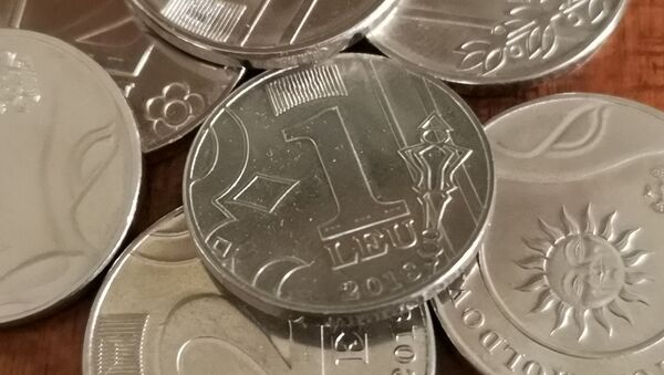 Молдавские леи - монеты, иллюстративное фото.  - Sputnik Молдова