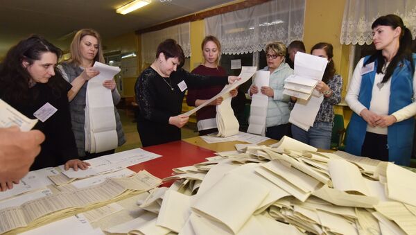 Подсчет голосов на выборах президента Украины - Sputnik Молдова