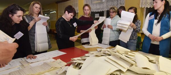 Подсчет голосов на выборах президента Украины - Sputnik Молдова