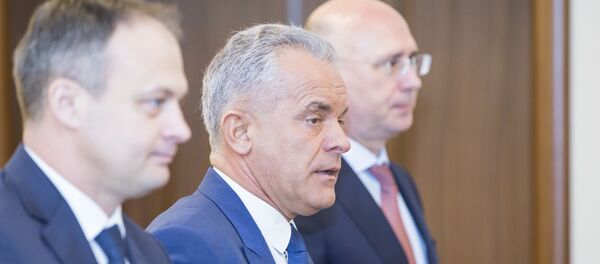  Andrian Candu, Vlad Plahotniuc și Pavel Filip - Sputnik Молдова