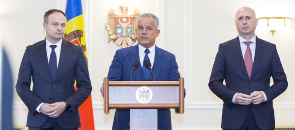  Andrian Candu, Vlad Plahotniuc și Pavel Filip - Sputnik Moldova