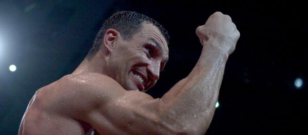 Владимир Кличко на ринге Владимир Кличко на ринге - Sputnik Молдова