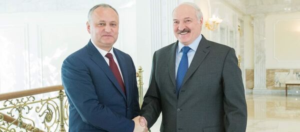 Igor Dodon a avut o întrevedere cu Președintele belarus Alexandr Lukașenko - Sputnik Moldova-România