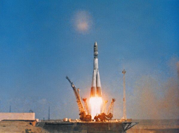 Startul navei spațiale „Vostok-1” - Sputnik Moldova-România