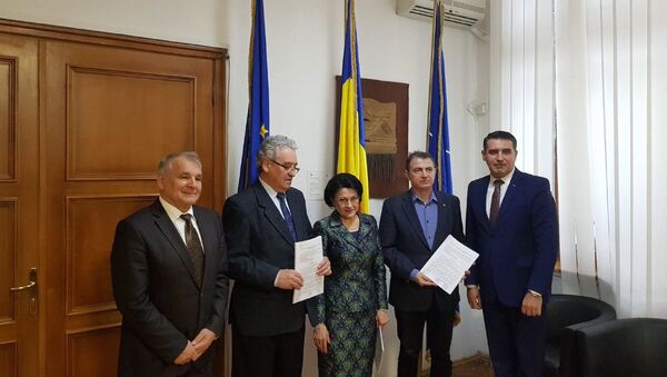 Întâlnire la Ministerul Educației Naționale, România - Sputnik Moldova-România