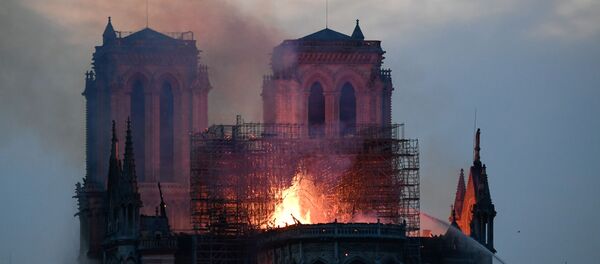 Пожар в соборе Парижской Богоматери - Sputnik Moldova-România