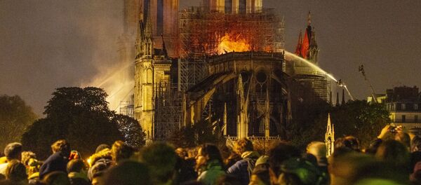 Пожар в соборе Парижской Богоматери - Sputnik Moldova-România
