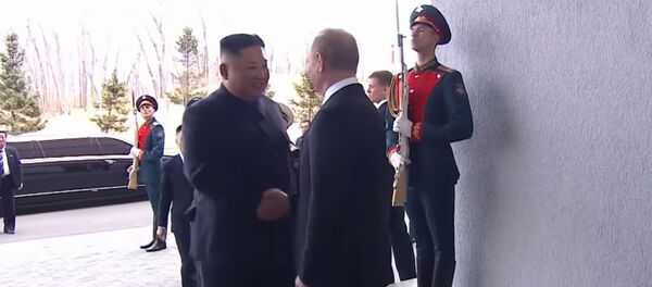 Primele imagini video de la întâlnirea Putin-Kim - Sputnik Moldova