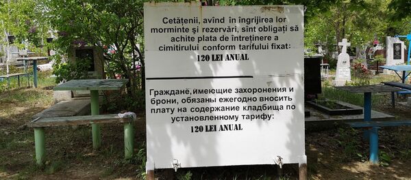 Бак с водой на кладбище Святого Лазаря Бак с водой на кладбище Святого Лазаря - Sputnik Молдова