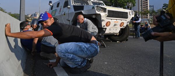 Proteste la Caracas, Venezuela - Sputnik Moldova-România
