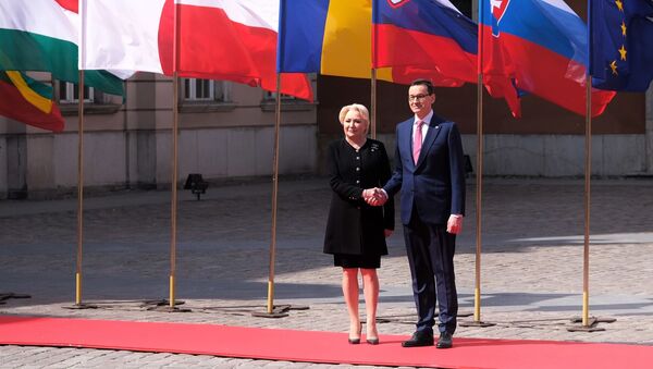 Întrevederea premierului Viorica Dăncilă cu prim-ministrul Republicii Polone, Mateusz Morawiecki - Sputnik Moldova-România