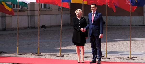 Întrevederea premierului Viorica Dăncilă cu prim-ministrul Republicii Polone, Mateusz Morawiecki - Sputnik Moldova-România