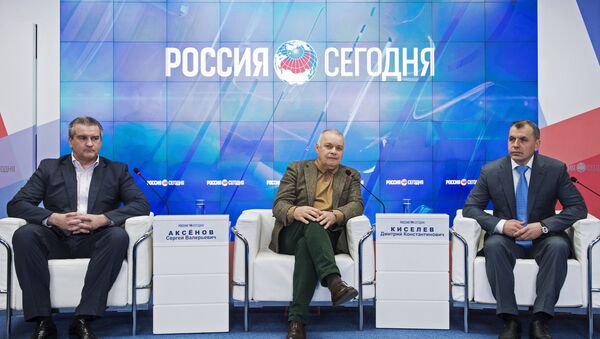 Открытие пресс-центра МИА Россия сегодня в Симферополе - Sputnik Молдова