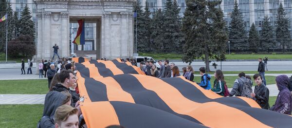 Acțiunea „Panglica Sf. Gheorghe” la Chișinău, 2019 - Sputnik Moldova