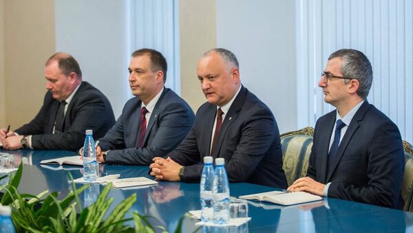 Президент Молдовы Игорь Додон провел  встречу с делегацией Национальной коалиции в поддержку еврейских общин Евразии (NCSEJ) - Sputnik Молдова