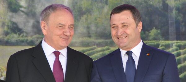 Vlad Filat Влад Филат Nicolae Timofti Николай Тимофти - Sputnik Moldova