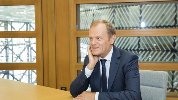 Pavel Filip, în dialog cu Donald Tusk - Sputnik Moldova