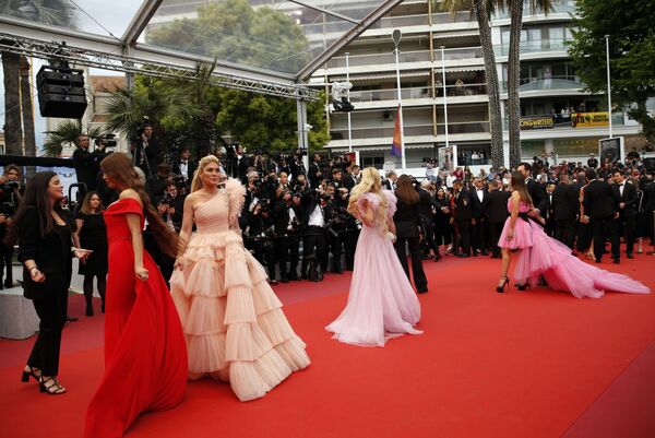 Гости на красной дорожке церемонии открытия 72-го Каннского международного кинофестиваля - Sputnik Молдова