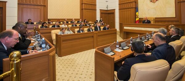 Igor Dodon a avut o întrevedere cu ambasadorii acreditați în Republica Moldova - Sputnik Moldova