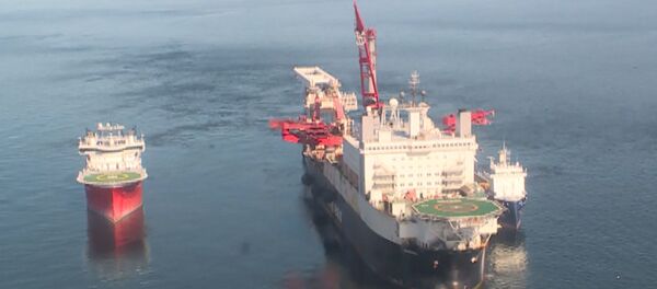 Укладка труб Северного потока - 2 в Балтийском море - Sputnik Молдова