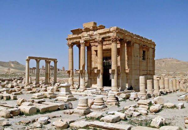 Templul Baal Shamin din orașul antic Palmira, Siria

 - Sputnik Moldova