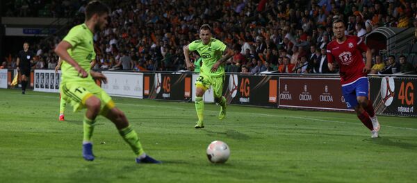 Финал кубка Молдовы по футболу между Шерифом и Сфынтул Георге Финал кубка Молдовы по футболу между Шерифом и Сфынтул Георге - Sputnik Молдова