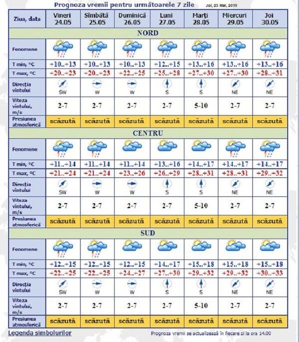 Vremea se schimbă radical: Prognoza meteo pentru weekend Vremea se schimbă radical: Prognoza meteo pentru weekend - Sputnik Moldova