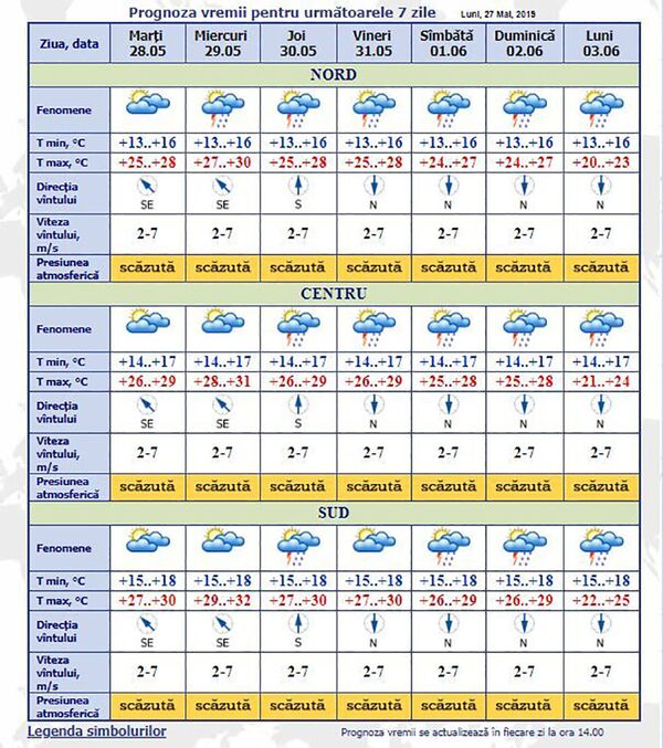 Meteorologii au actualizat prognoza: Ce se întâmplă cu vremea pe 28 mai Meteorologii au actualizat prognoza: Ce se întâmplă cu vremea pe 28 mai - Sputnik Moldova