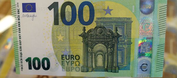 Noua bancnotă de 100 de euro - Sputnik Moldova-România