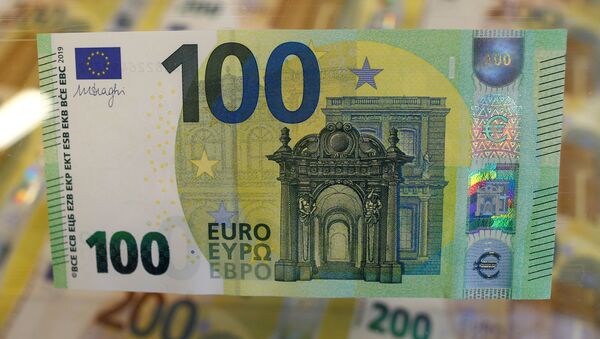 Noua bancnotă de 100 de euro - Sputnik Moldova-România