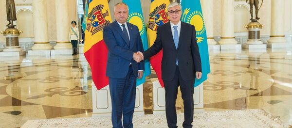 Igor Dodon și Kassym-Jomart Tokayev - Sputnik Moldova