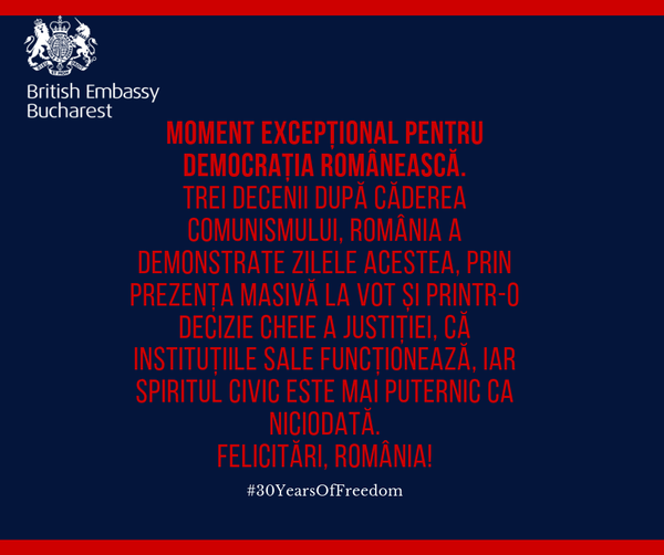 Mesajul nepotrivit al ambasadei britanice este ”O confirmare că Dragnea a fost mare” Mesajul nepotrivit al ambasadei britanice este ”O confirmare că Dragnea a fost mare” - Sputnik Moldova-România