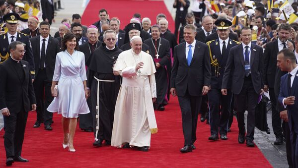 Papa Francisc în România - Sputnik Moldova-România