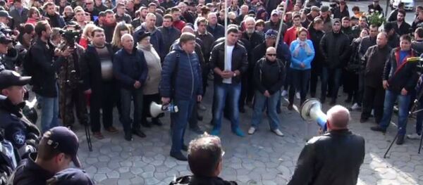 Protestele Partidului Nostru la CNA - Sputnik Moldova