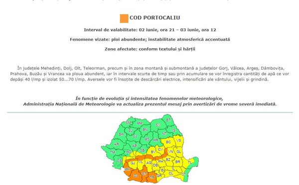 Noi avertizări de fenomene meteo extreme – vijelii până pe 5 iunie, zonele afectate Noi avertizări de fenomene meteo extreme – vijelii până pe 5 iunie, zonele afectate - Sputnik Moldova-România
