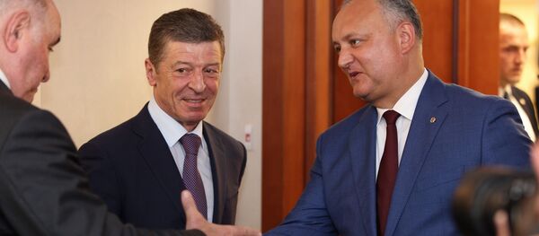 Dmitri Kozak Igor Dodon - Sputnik Молдова