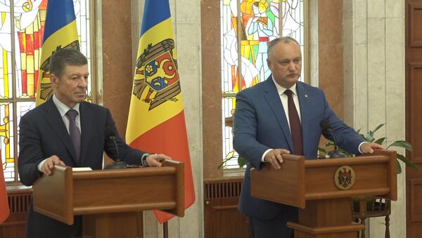 Додон и Козак обсудили вопросы товарооборота между Молдовой и Россией - Sputnik Молдова