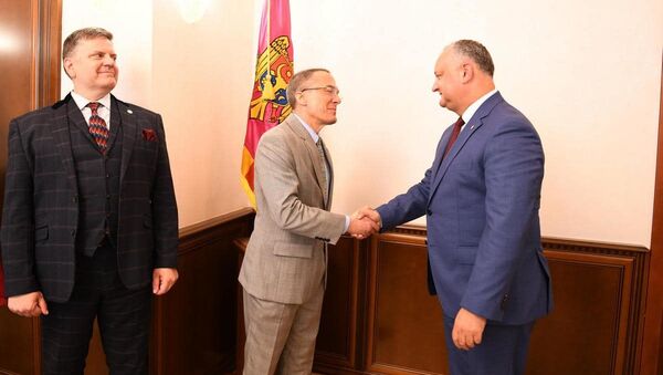 Igor Dodon a avut o întrevedere cu Bradley A. Freden, directorul oficiului pentru afaceri din Europa de Est al Departamentului de Stat al SUA - Sputnik Moldova