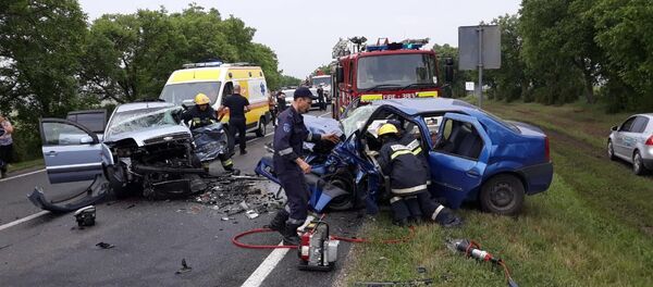 Авария в селе Буджак Авария в селе Буджак - Sputnik Moldova