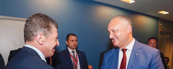 Dmitri Kozak și Igor Dodon - Sputnik Moldova