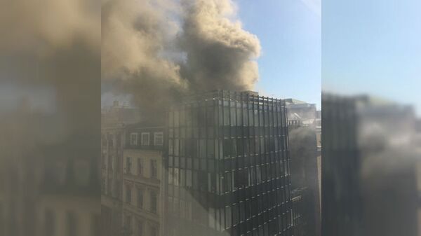 The fire on London's Albemarle Street - Sputnik Moldova